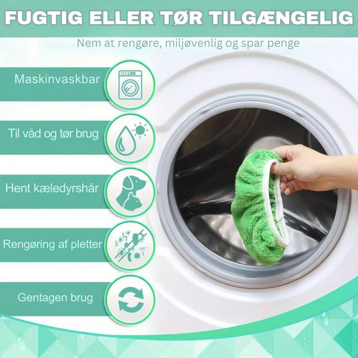 SwiftClean™ - Genanvendelig Microfiber Swiffer Klud