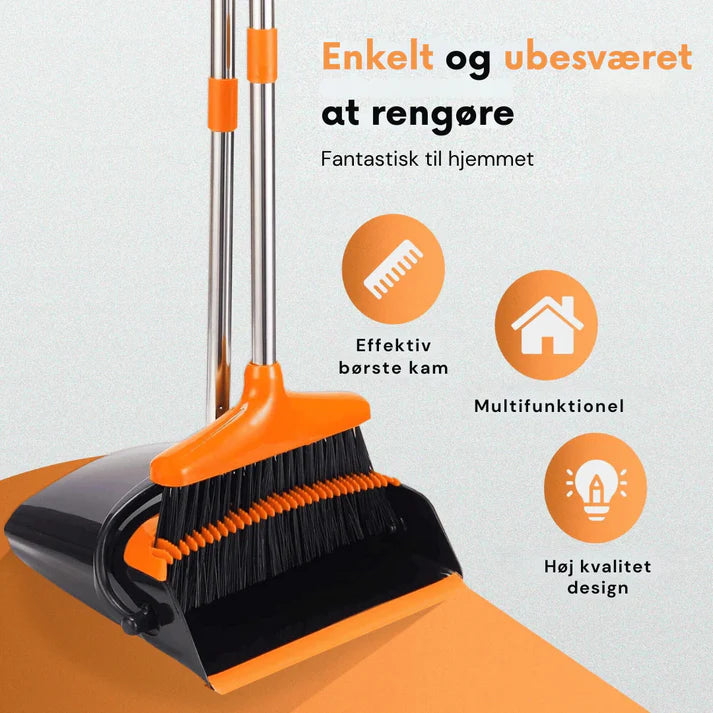 QuickClean™ - 2-i-1 Fejebørste & Støvbørste