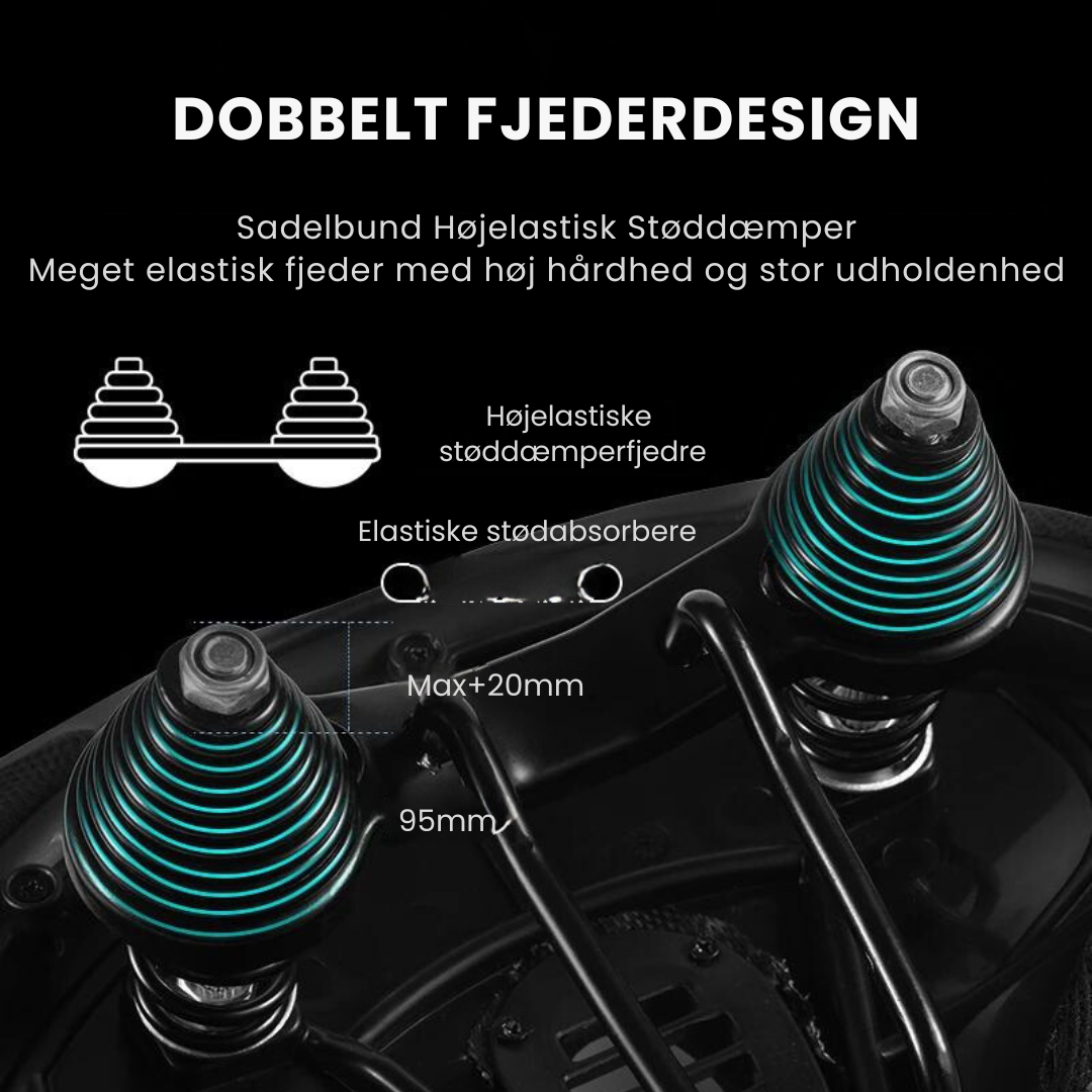 OrthoEase™ - Ekstra bred ortopædisk cykelsadel