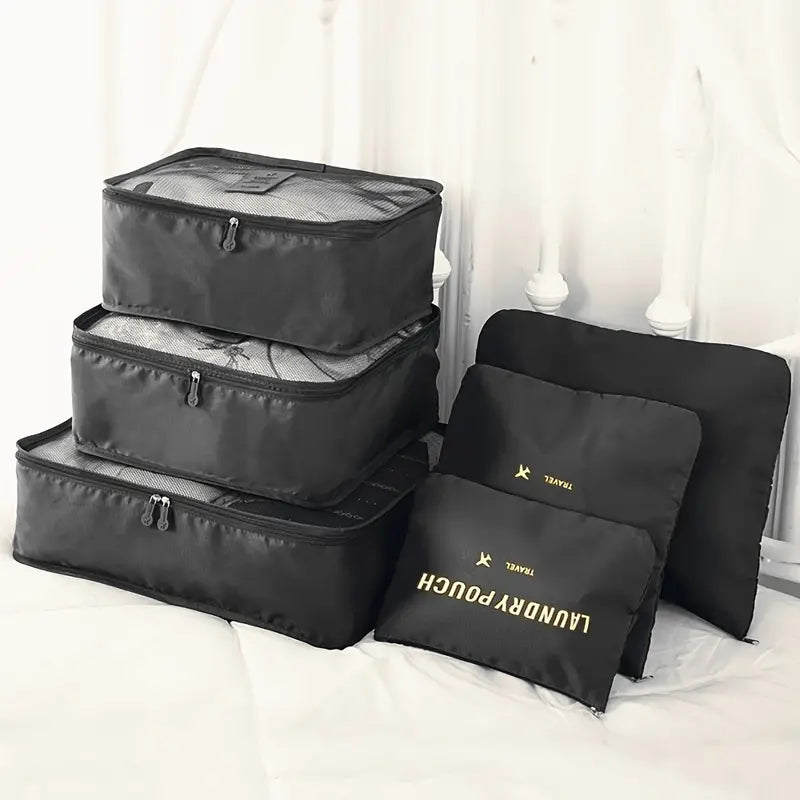 TravelCube™ - 6-Delt Bagagepakning Cubes Organizer Sæt