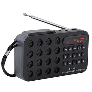 SolarTune™ - Mini Bærbar FM Radio Solopladning Bluetooth Højttaler