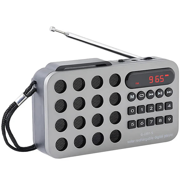 SolarTune™ - Mini Bærbar FM Radio Solopladning Bluetooth Højttaler