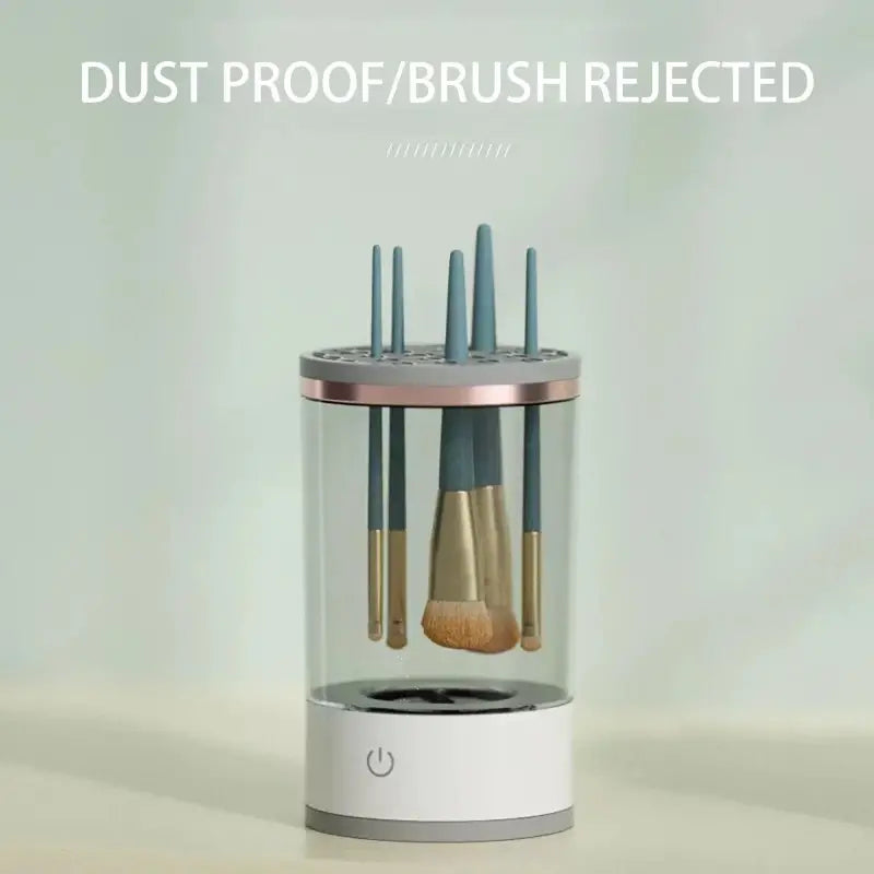 BrushLuxe™ - Automatisk Rengøring af Makeup-Børster