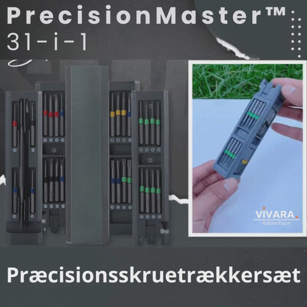 PrecisionMaster™ - 31-i-1 Præcisionsskruetrækkersæt