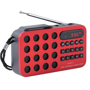 SolarTune™ - Mini Bærbar FM Radio Solopladning Bluetooth Højttaler