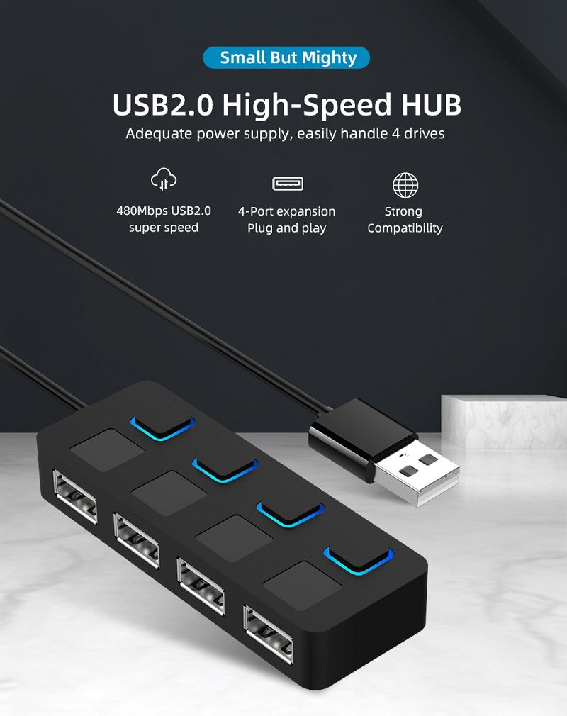 USBLinkPro™ - USB 3.0 HUB Multi USB Splitter og Strømadapter