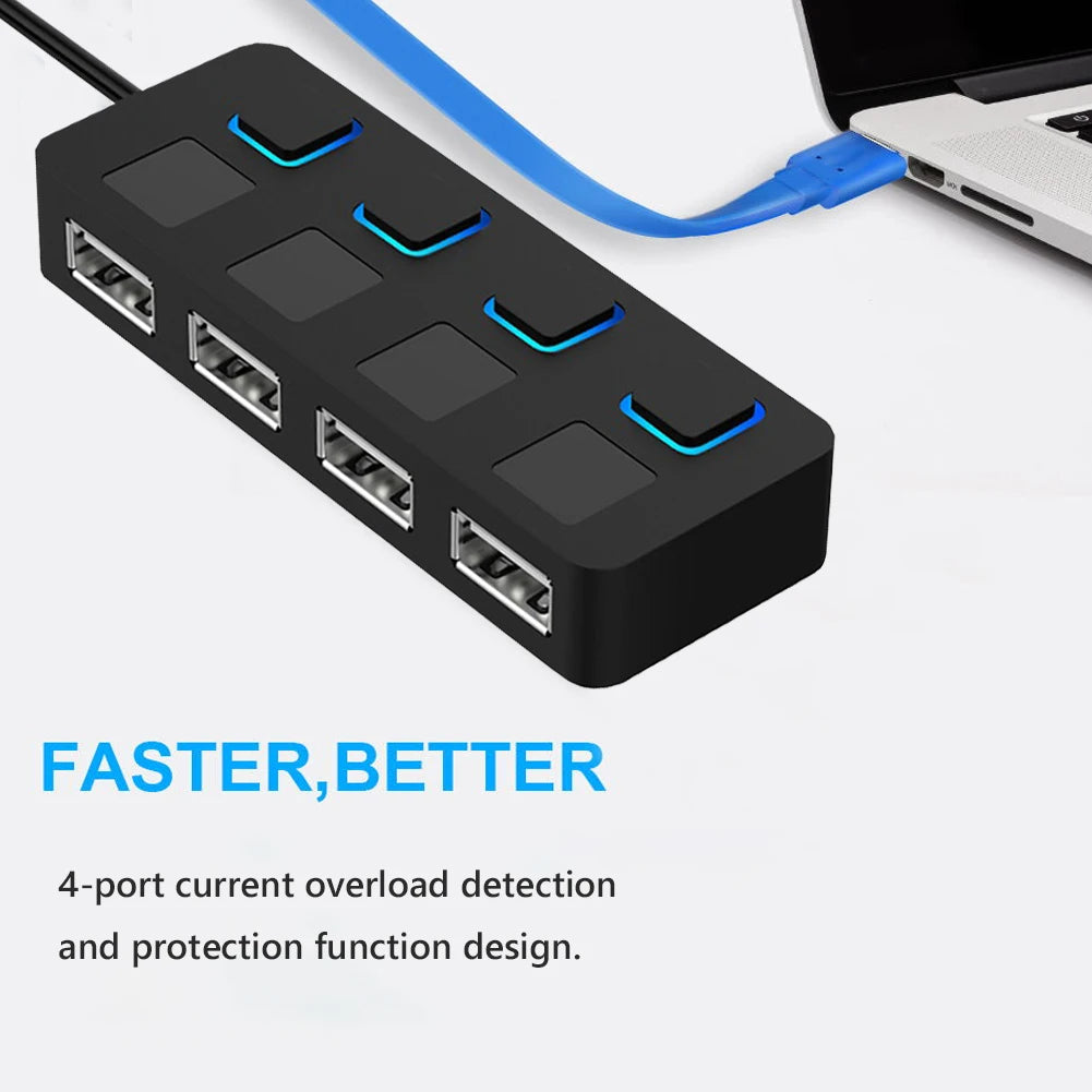 USBLinkPro™ - USB 3.0 HUB Multi USB Splitter og Strømadapter